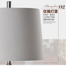 GobekUsa Blue White Porcelain Table Lamp Hat-Covered Jar Bedroom Living Room