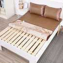 GobekUsa Cooling Rattan Mat & Pillowcase Set - Dual-Sided Thicker Bed Pad for Summer