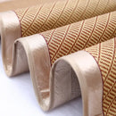 GobekUsa Cooling Rattan Mat & Pillowcase Set - Dual-Sided Thicker Bed Pad for Summer