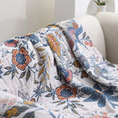 GobekUsa Double Cotton Bohemian Throw Blanket - Lightweight & Breathable Summer Cover for Beds, Sofas, and Home Decor
