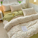 GobekUsa Double-Layer Yarn Printed Cotton Quilt Cover Set - Queen/King/Double/Single Bed