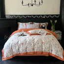 GobekUsa Egyptian Cotton Bedding Set: Queen King Full Size Sheet Pillowcase Comforter Cover