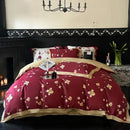 GobekUsa Egyptian Cotton Bedding Set: Queen King Full Size Sheet Pillowcase Comforter Cover