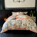 GobekUsa Egyptian Cotton Bedding Set: Queen King Full Size Sheet Pillowcase Comforter Cover