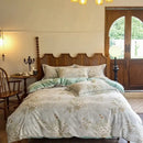 GobekUsa Egyptian Cotton Bedding Sets - Queen King Ru Size, Print Sheet Pillowcase Duvet Cover Set