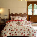 GobekUsa Egyptian Cotton Bedding Sets - Queen King Ru Size, Print Sheet Pillowcase Duvet Cover Set