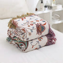 GobekUsa Jacquard Cotton Gauze Non-Slip Sofa Cover - High Quality & Double-Sided