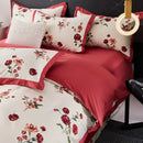 GobekUsa Egyptian Cotton Bedding Set Queen King Ru Double Size Print Bed Linens