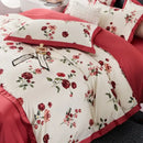 GobekUsa Egyptian Cotton Bedding Set Queen King Ru Double Size Print Bed Linens