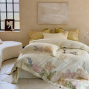 GobekUsa 100S Egyptian Cotton Embroidery Bed Linens Set for Queen King Euro Size