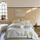 GobekUsa 100S Egyptian Cotton Embroidery Bed Linens Set for Queen King Euro Size