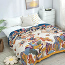 GobekUsa Cozy Gauze Cotton Throw Blanket
