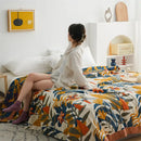 GobekUsa Cozy Gauze Cotton Throw Blanket