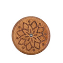Floral engraved wooden french bread lame kitchen dough scorer set by Decorbites