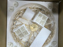 GobekUsa Floral French White Ceramic Chandelier - Romantic Home Décor