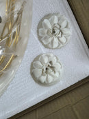 GobekUsa Floral French White Ceramic Chandelier - Romantic Home Décor