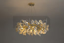 GobekUsa Floral French White Ceramic Chandelier - Romantic Home Décor