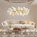 GobekUsa Floral French White Ceramic Chandelier - Romantic Home Décor