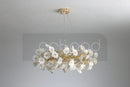 GobekUsa Floral French White Ceramic Chandelier - Romantic Home Décor