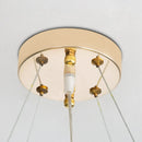 GobekUsa Floral French White Ceramic Chandelier - Romantic Home Décor