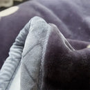 GobekUsa Cozy Flocked Raschel Blanket | Soft & Warm Double-Sided Winter Bedding