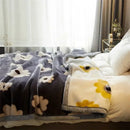 GobekUsa Cozy Flocked Raschel Blanket | Soft & Warm Double-Sided Winter Bedding