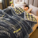 GobekUsa Cozy Flocked Raschel Blanket | Soft & Warm Double-Sided Winter Bedding