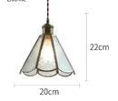 GobekUsa Glass Pendant Lights for Bedroom Dinning Living Room