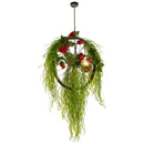 GobekUsa Green Plant Lighting Chandelier for Dining, Kitchen, Living Room