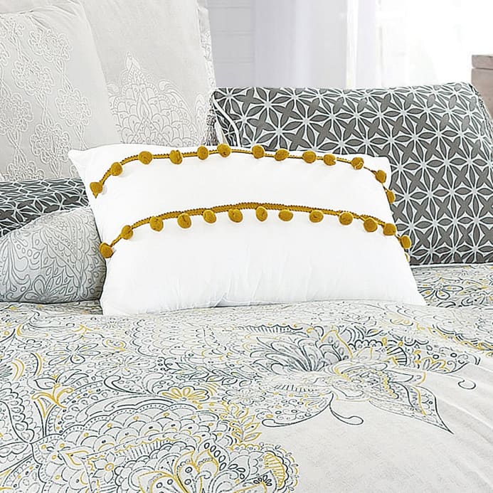 Floral Jacquard Modern Creame Comforter