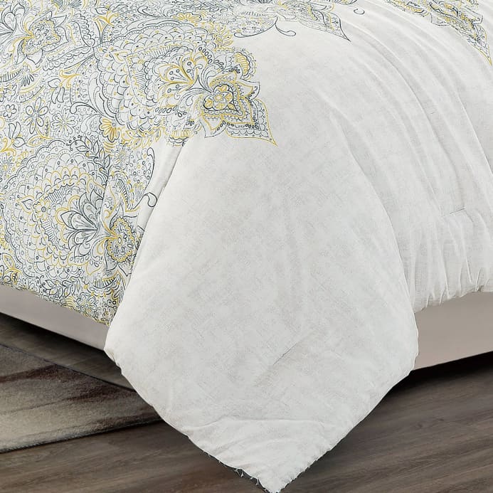 Floral Jacquard Modern Creame Comforter