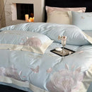 GobekUsa 1000TC Egyptian Cotton Butterfly Flowers Embroidery Bedding Set