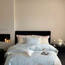 GobekUsa 1000TC Egyptian Cotton Butterfly Flowers Embroidery Bedding Set