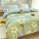 GobekUsa Cotton Duvet Cover 240x220 King Size Flowers Design Comforter Cover