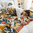 GobekUsa Cotton Throw Blanket - King Size, Soft & Breathable
