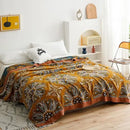 GobekUsa Cotton Summer Throw Blanket – Breathable & Soft Nordic Quilt