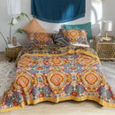 GobekUsa Cotton Summer Throw Blanket – Breathable & Soft Nordic Quilt