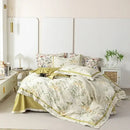 GobekUsa 100s Egyptian Cotton Bedding Set: Queen King RU Print Sheet Pillowcase Quilt Cover