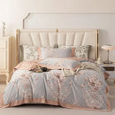 GobekUsa 100s Egyptian Cotton Bedding Set: Queen King RU Print Sheet Pillowcase Quilt Cover