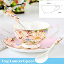 Floral pastel porcelain tea set – dining room afternoon tea cup by Decorbites