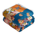 GobekUsa Breathable Cotton Gauze Sofa Cover - Fresh Flowers Design