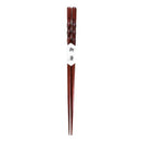 Floral patterned bamboo wood chopsticks set – dining room gift box by Decorbites