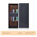 Floral patterned bamboo wood chopsticks set – dining room gift box by Decorbites