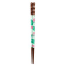 Floral patterned bamboo wood chopsticks set – dining room gift box by Decorbites