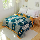 GobekUsa Cotton Gauze Towel Blanket - Double Sided Yarn-Dyed Jacquard for Adult and Children