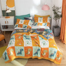 GobekUsa Cotton Gauze Towel Blanket - Double Sided Yarn-Dyed Jacquard for Adult and Children
