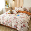 GobekUsa 4-Piece Flower Print Bedding Set