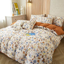 GobekUsa 4-Piece Flower Print Bedding Set