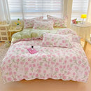 GobekUsa Cotton Printed Bedding Set: Cozy, Breathable, All Seasons Comforter Set