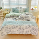 GobekUsa Cotton Printed Bedding Set: Cozy, Breathable, All Seasons Comforter Set